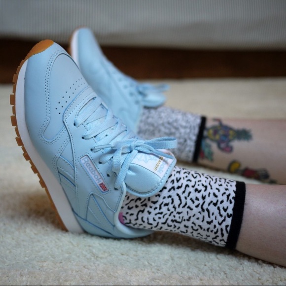 reebok light blue